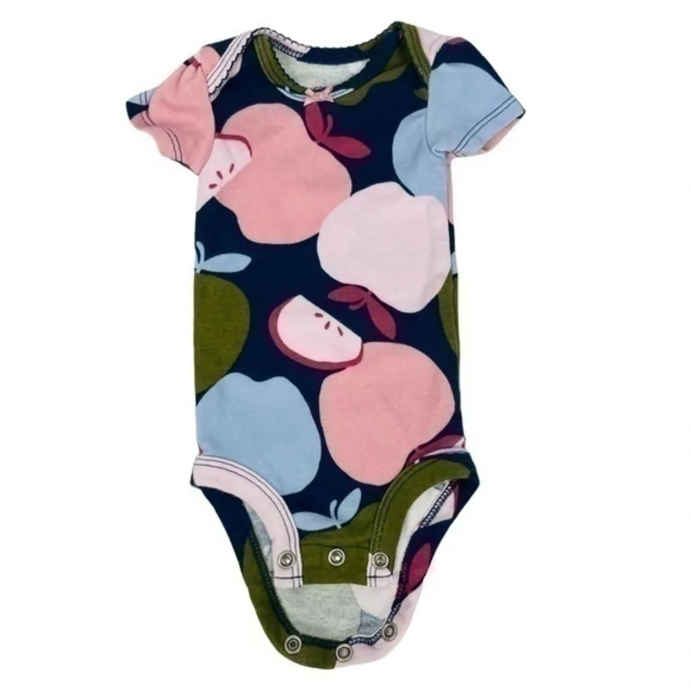 Carter’s Bodysuits Bundle- Short Sleeve | Baby Size: NB Newborn | 3pcs